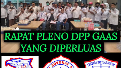 Selamat dan Sukses atas Terpilih nya Dewan Pelindung DPP GAAS Waketum DPP GAAS dan Ketua DPD GAAS DKI JAKARTA , Dalam Rapat Pleno Diperluas Orm DPP GAAS