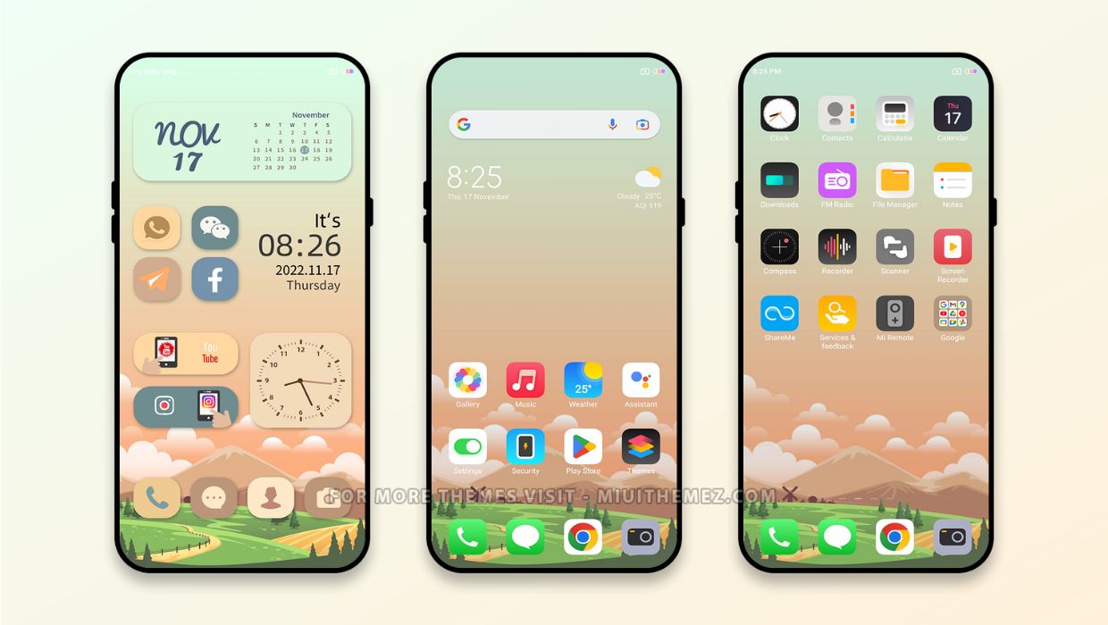 Paesaggio MIUI Theme