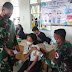 Sukseskan Program Pemerintah, Satgas Pamtas Yonif Mekanis 643/Wns Bantu Vaksinasi Siswa-Siswi SMP dan SMK Di Perbatasan