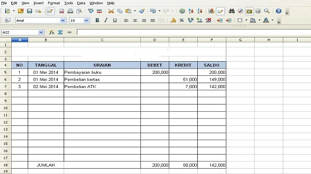 Cara Membuat Aplikasi Sederhana di Excel dengan Menyiapkan Tabel Sebagai Database