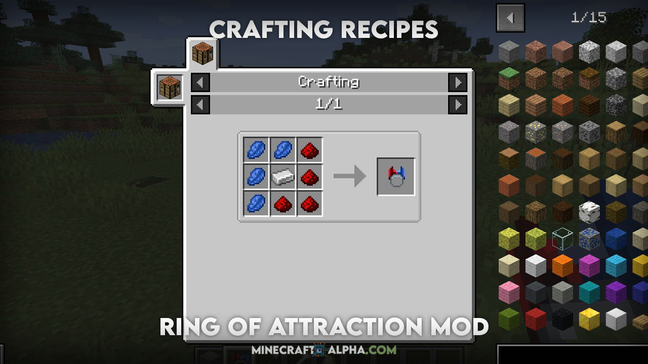 Ring of Attraction Mod 1.18.1 (A Simple and Powerful Item Magnet) Ring of Attraction Mod 1.18.1 (A Simple and Powerful Item Magnet)
