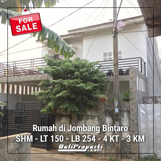 rumah dijual di jombang ciputat