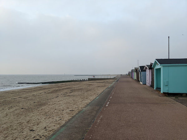 Lower level of the promenade path