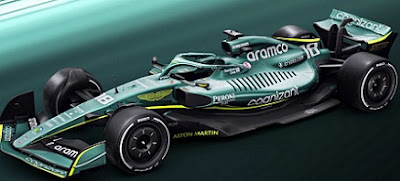 Aston Martin, F1-2022, New car, AMR22, Updated livery