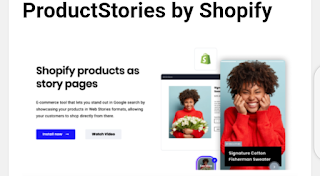 ProductStories through Shopify