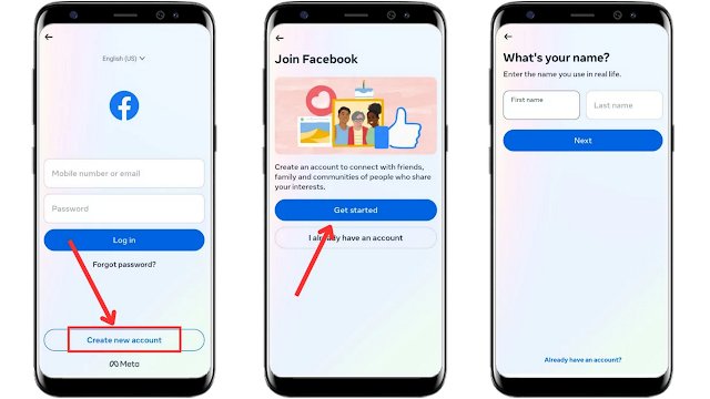 كيفية إنشاء حساب Facebook على الموبايل للمبتدئين
