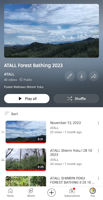 ATALL FOREST BATHING SHINRIN YOKU