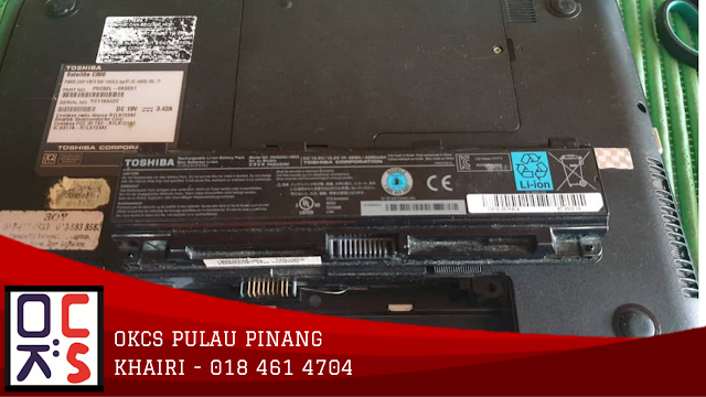 SOLVED: KEDAI LAPTOP NEAR ME |TOSHIBA SATELLITE C800 BATTERY FAST DRAIN, SUSPECT BATTERY PROBLEM, NEW BATTERY REPLACEMENT