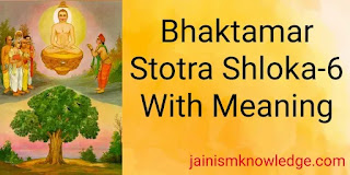 Bhaktamar Stotra Shloka-6