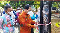 Walikota Metro Wahdi  Resmikan Taman dr. Soemarno Hadiwinarto
