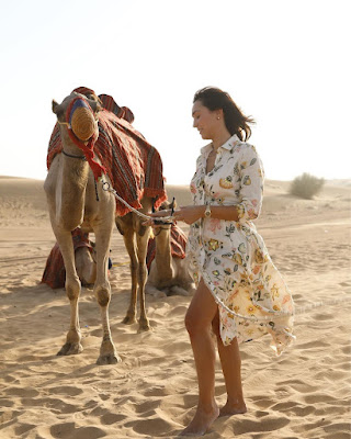 Caterina Balivo vacanze gita nel deserto oggi