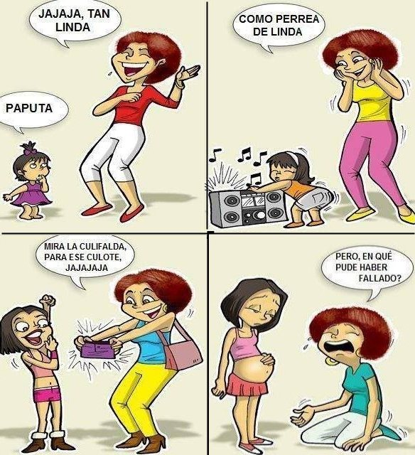 chiste chica embarazada