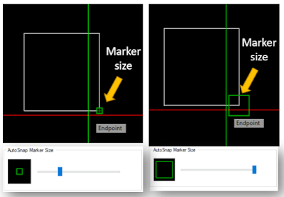 Autosnap Marker size