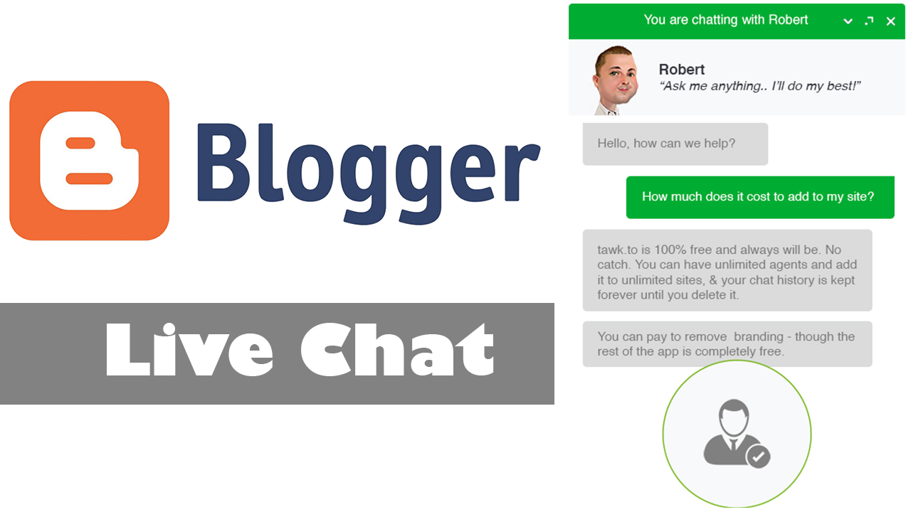 How to add Live Chat feature in Blogger website