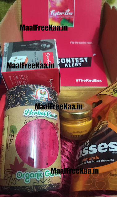 Free Holi Mystery Box Received with Awesome Greeting and products