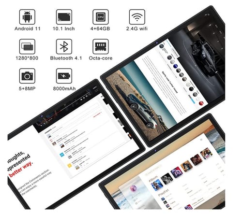 Oangcc Tab-A6 1.8GHz Octa-Core Processor 10 inch Android 11 Tablet