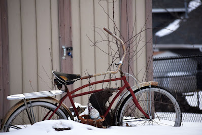 Bike in yard