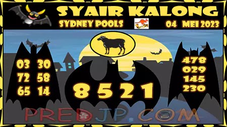 Prediksi Sydney Kalong Keramat Kamis 04-Mei-2023