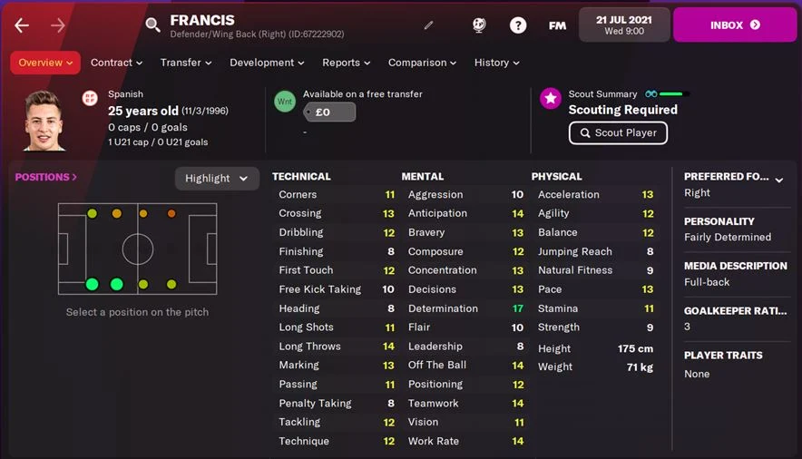 FM22 Francis