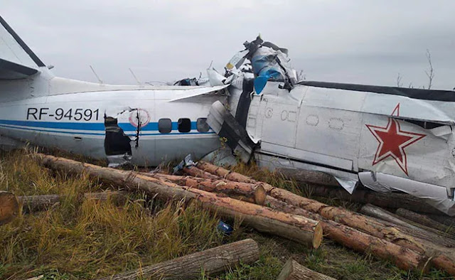 16 people killed after Plane crashes in Russia