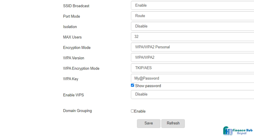 How to change wifi password of Subisu
