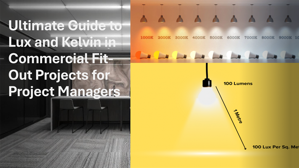 Guide to Lux and Kelvin in Commercial Fit-Out