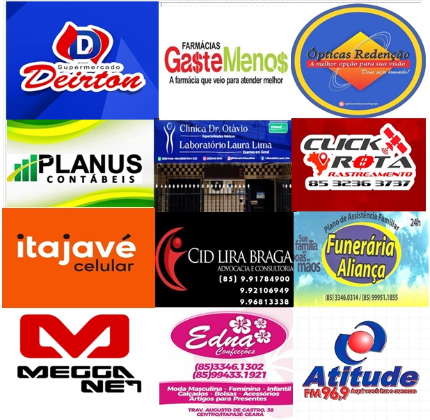 SÃO NOSSOS PATROCINADORES