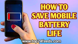 How to save mobile battery life