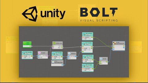 Create games in Unity using Bolt Visual Scripting - NO CODE! [Free Online Course] - TechCracked