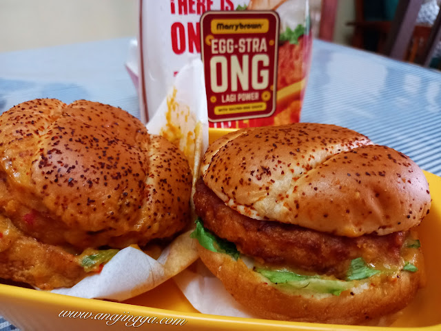 burger salted egg Marrybrown