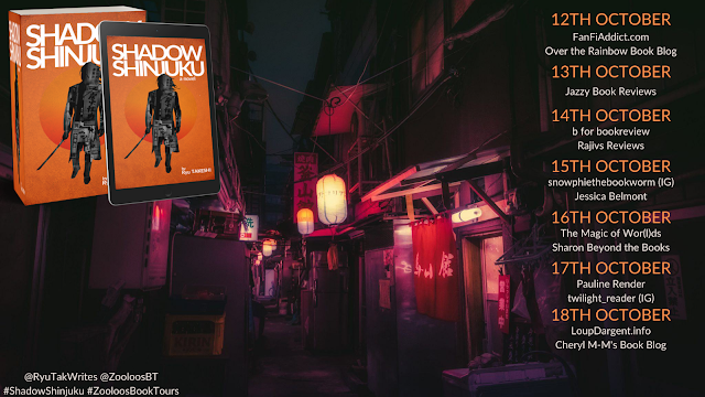 [Blog Tour] 'Shadow Shinjuku' By Ryu Takeshi #UrbanFantasy #CrimeThriller