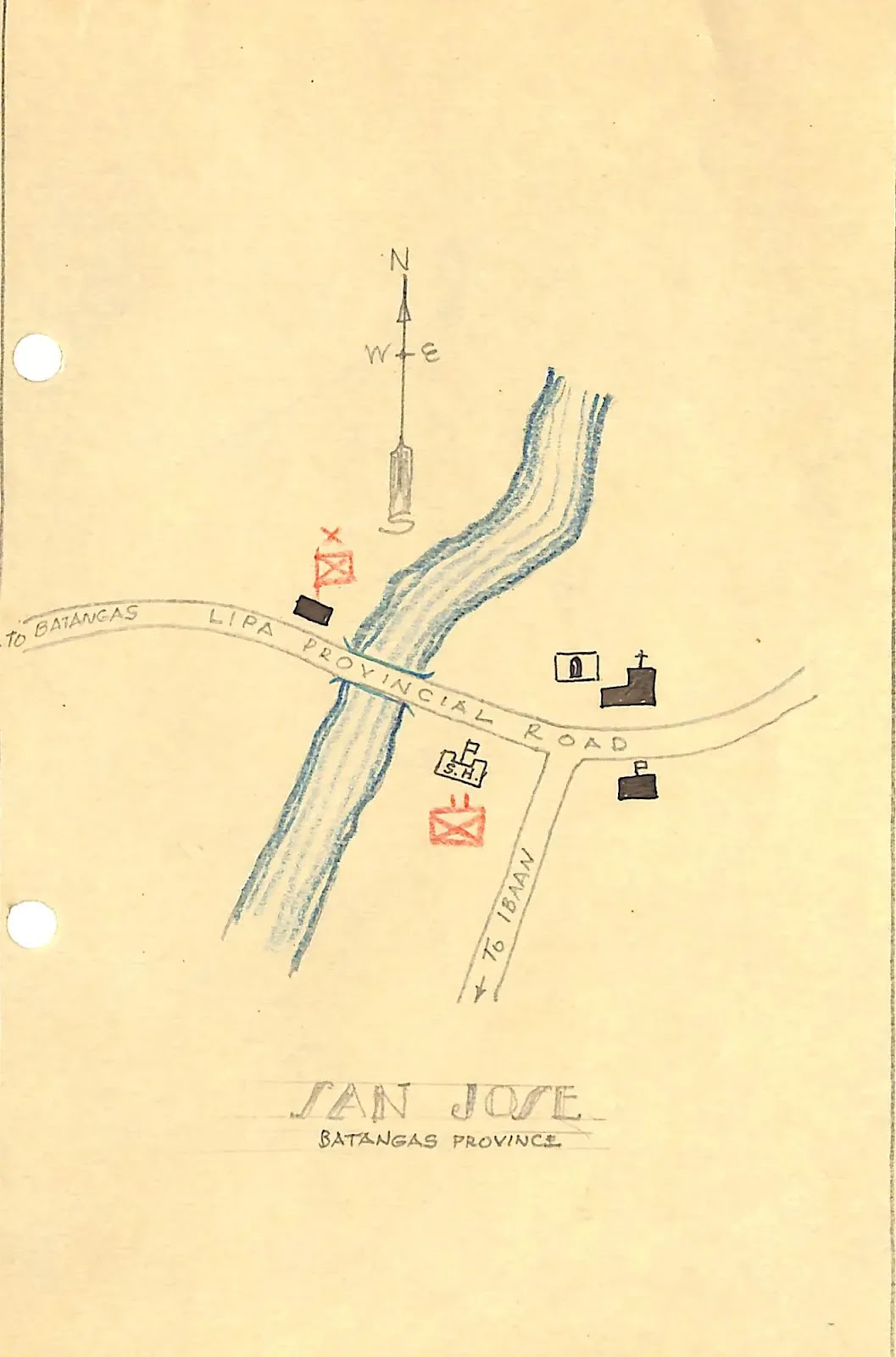 PQOG sketch map of San Jose.