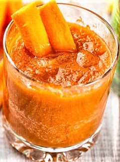 Carrot juice has used in the digestive system, nervous system, immune system, increases the body's normal tone and increases appetite.