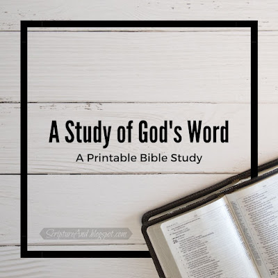 God's Word Bible Study | scriptureand.blogspot.com