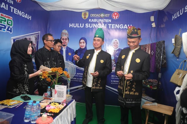 Dekranasda Kabupaten dan Kota Se Kalsel Ramaikan Tanbu Expo 2024
