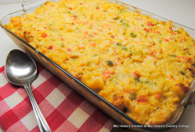 Crab and Pasta Casserole at Miz Helen's Country Cottage