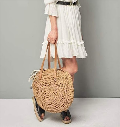 Summer Straw Bag for Summer Occasion