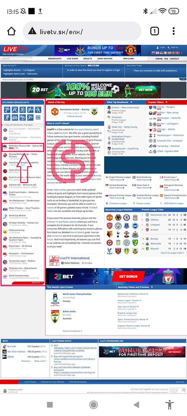 Cara Mudah Streaming Sepakbola Tanpa Aplikasi Tambahan (Hanya Google Chrome)