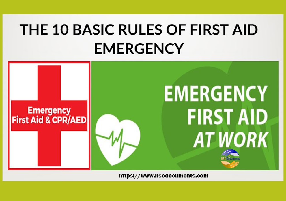 10-Basic Rules For First Aid Emergency 