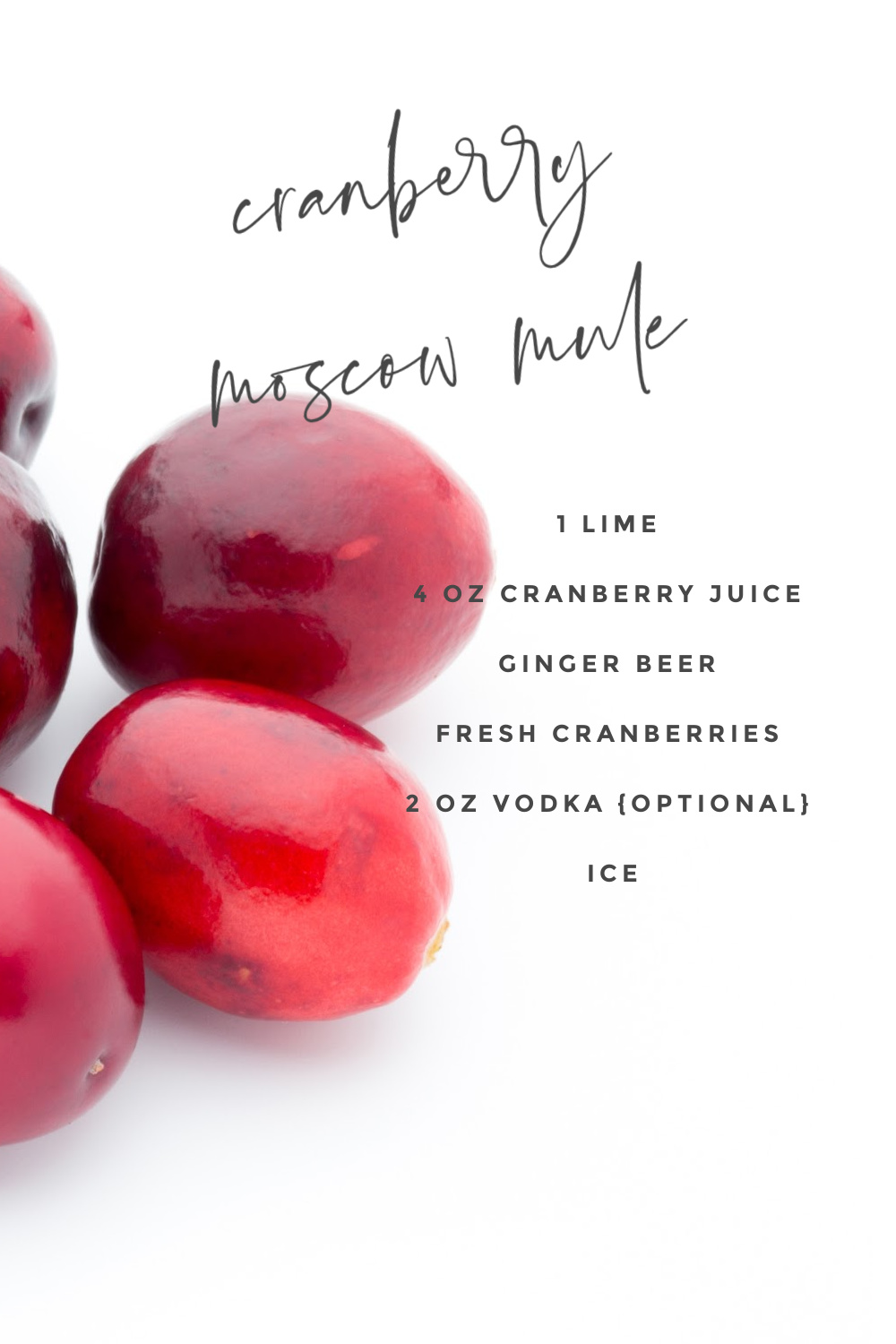 CRANBERRY MOSCOW MULE
