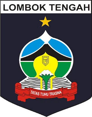 Logo / Lambang Kabupaten Lombok Tengah - Latar (Background) Putih & Transparent (PNG)