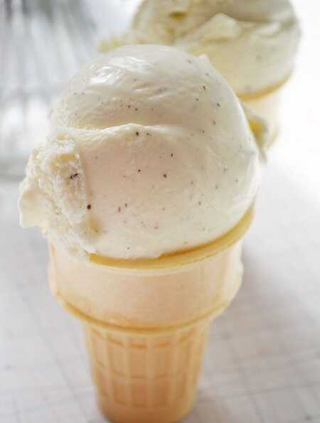 Vanilla Ice Cream (Without the Custard)