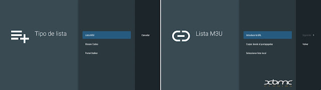 añadir lista m3u tivimate