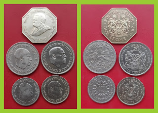 SIERRA LEONE SET OF 5 DIFFERENT RARE COINS (#RVJ)