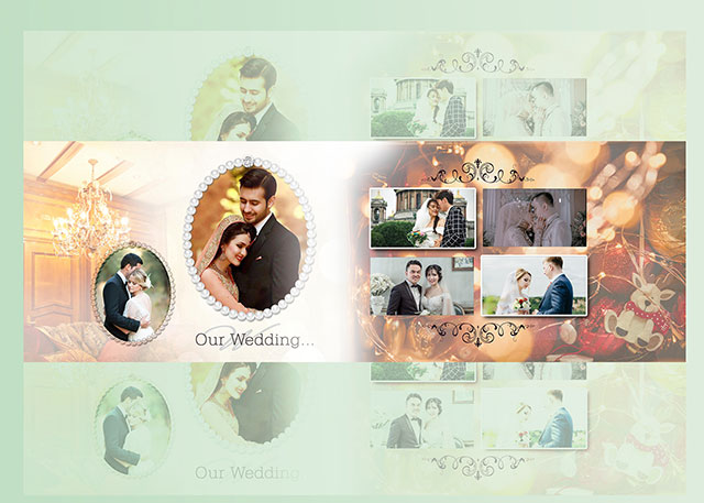 Wedding Photo Album Background Template For Photoshop PSD File Download -  Computer Artist