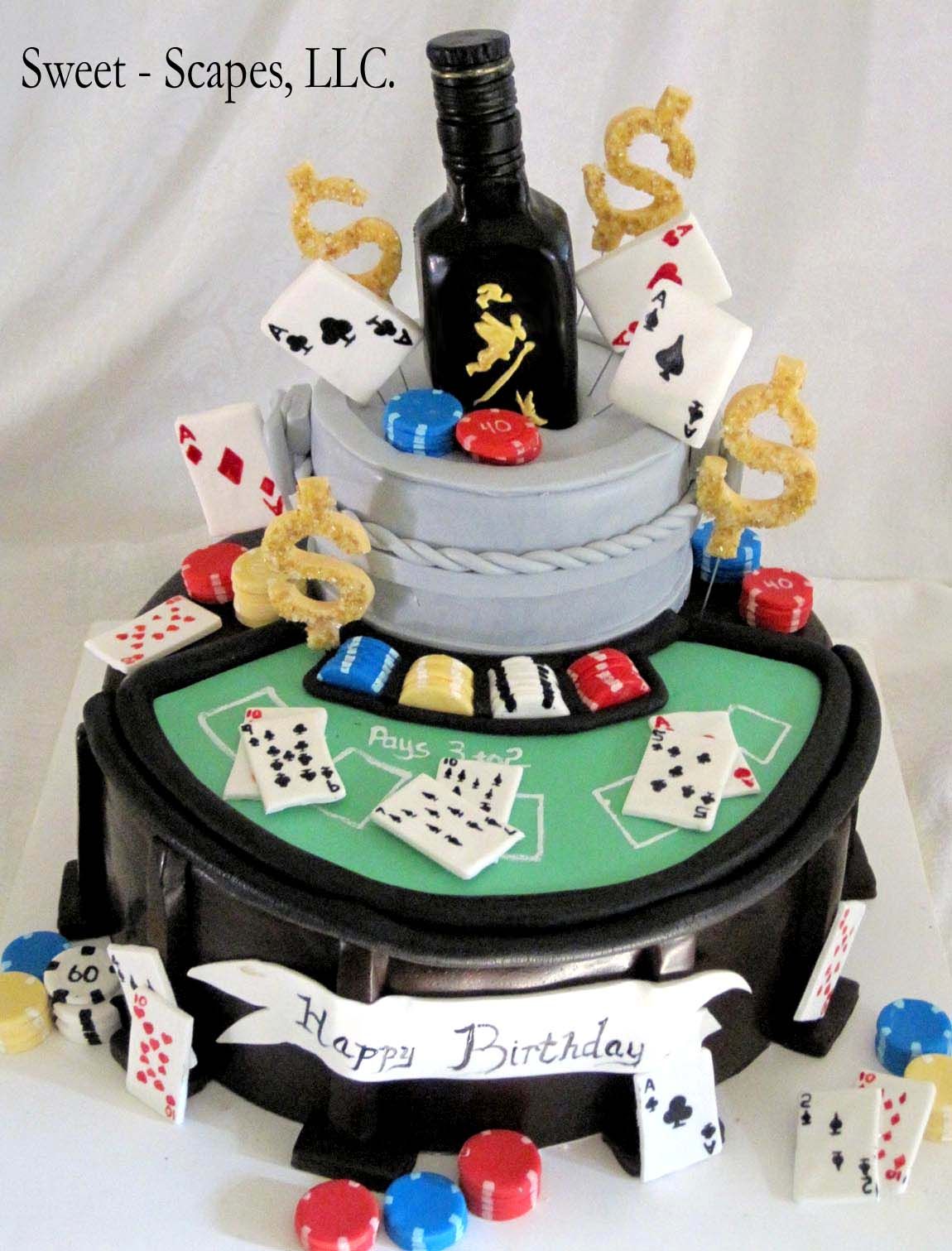 casino cake ideas