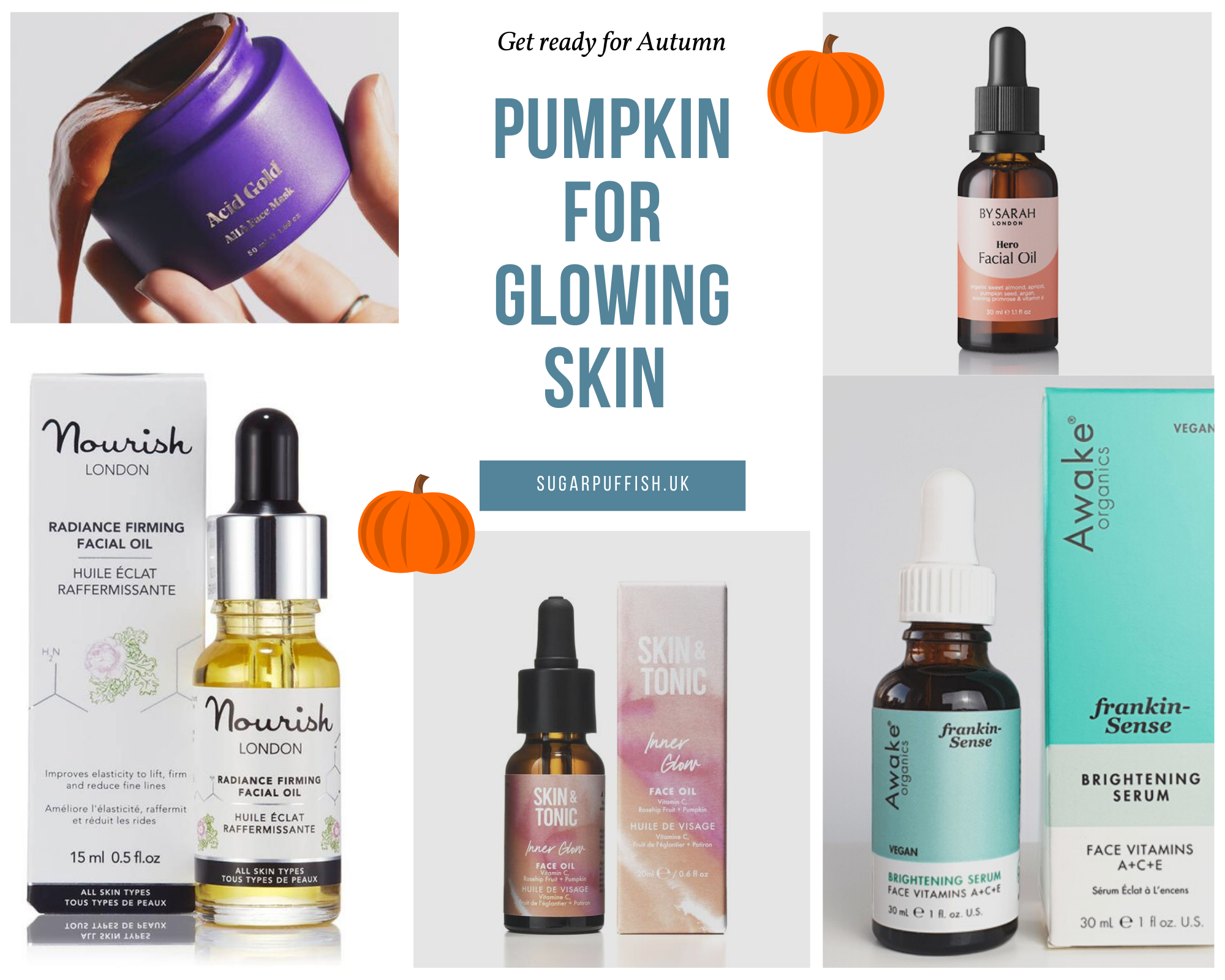 Pumpkin skincare for glowing skin