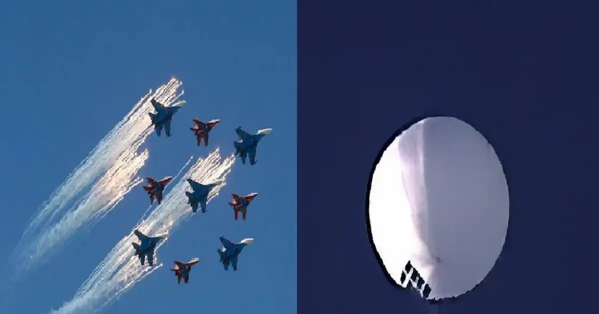 Chinese Balloon : समुद्र क्षेत्र के ऊपर मंडरा रहे चीनी जासूसी गुब्बारे को अमेरिका ने मार गिराया