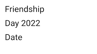 Friendship Day 2022 Date in India Calendar
