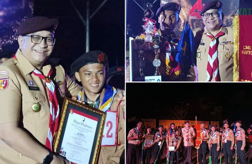 Juara Umum Lomba Tingkat IV Regu Penggalang, Pramuka Kota Padang Melenggang ke Tingkat Nasional 